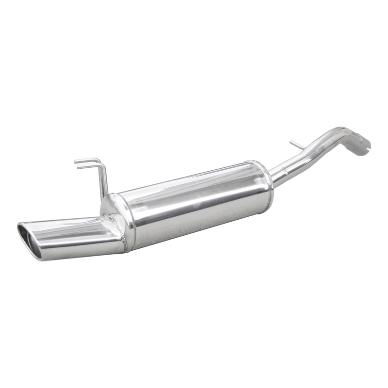 100% RVS Sportuitlaat  Fiat Bravo 1.9 MJET 8v (120pk) 2007- 120x80mm