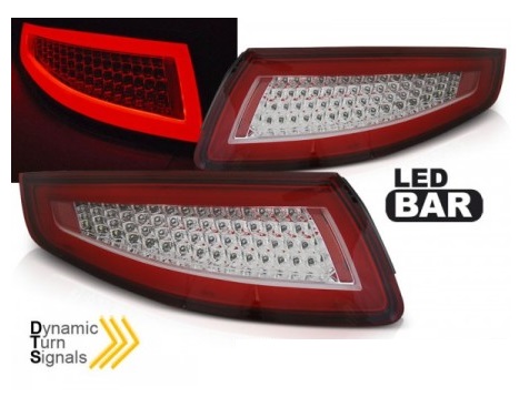 Luces traseras LED Porsche 911 / 997 04-08 rojo/blanco