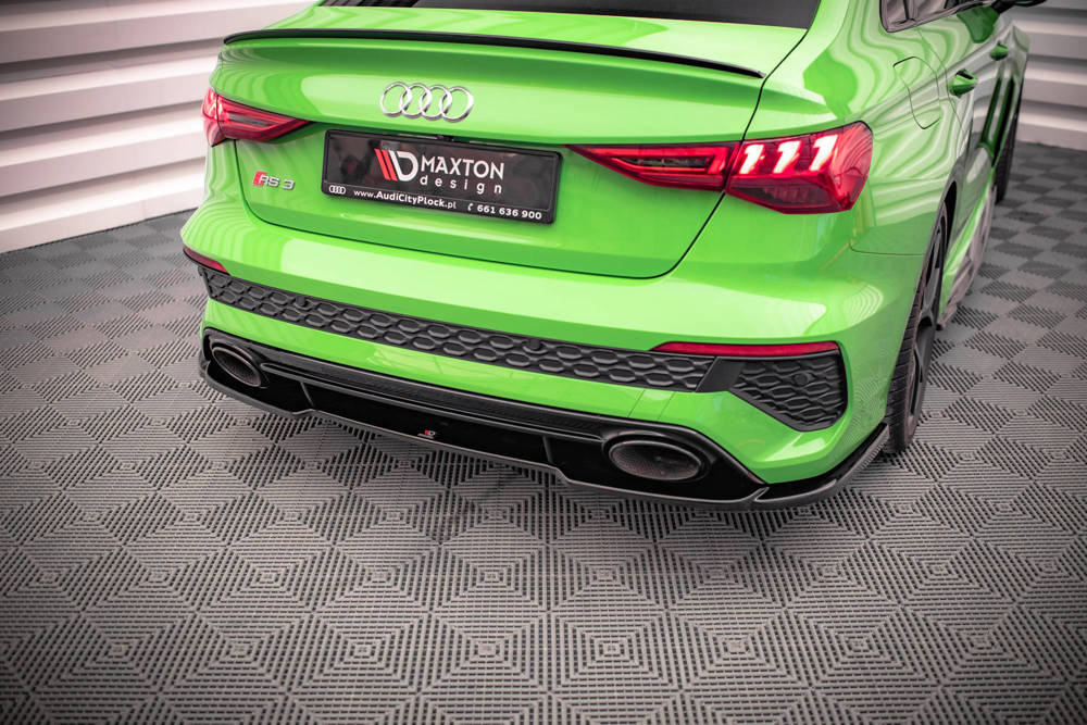 Diffuser Audi RS3 8Y Limousine Maxton Glans Zwart