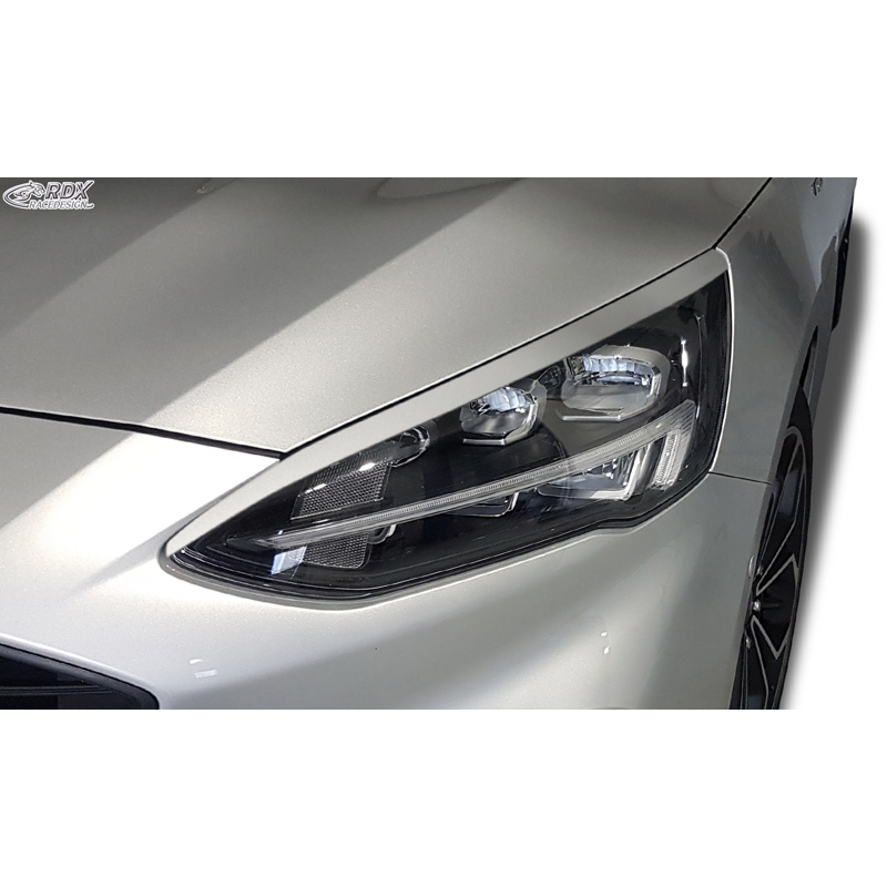 Koplampspoilers  Ford Focus IV Hatchback/Wagon/Sedan 2018-2022 (ABS)