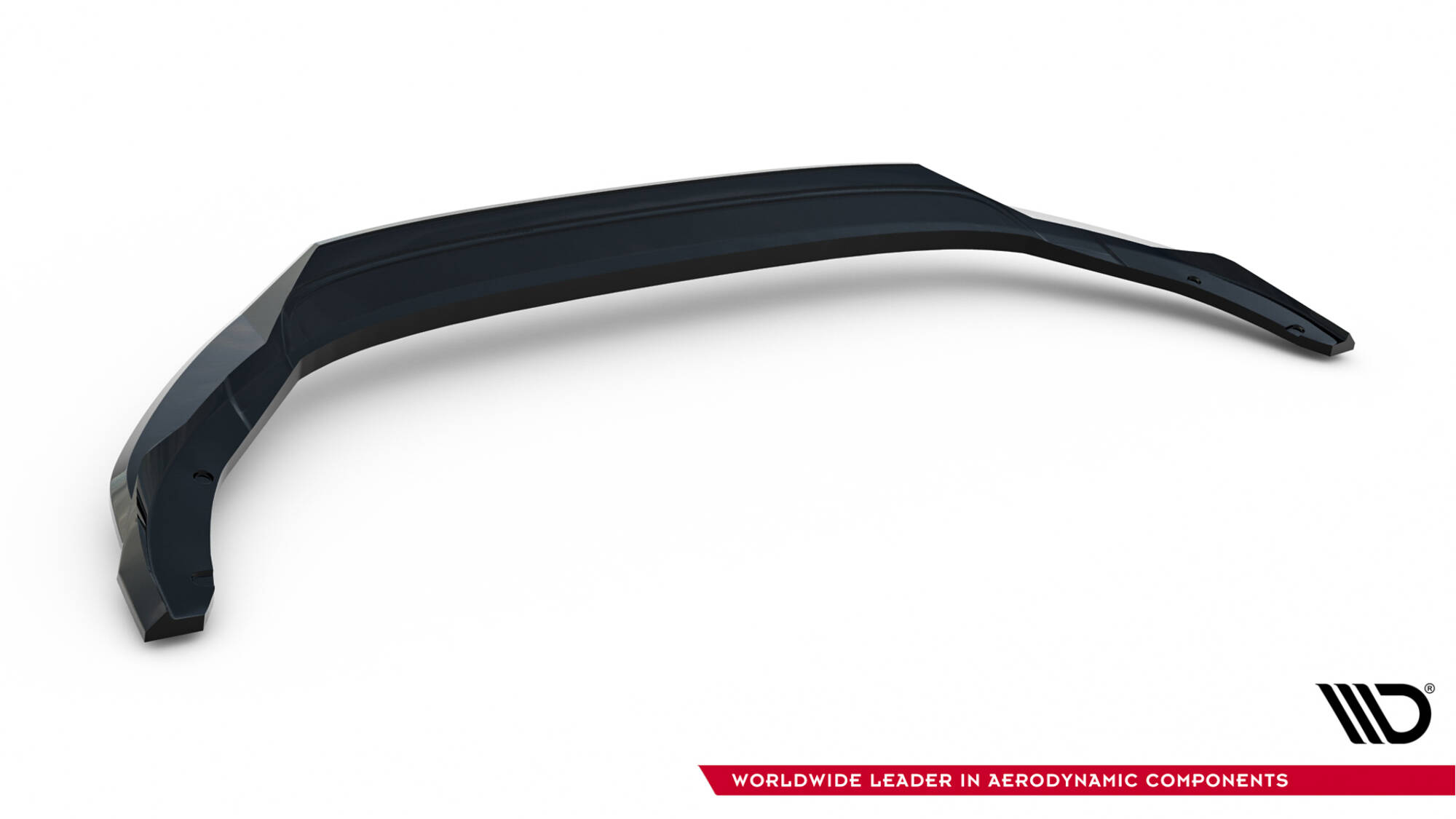 Voorspoiler V.1 Skoda Octavia RS Liftback MK4 / MK4 Facelift Maxton Glanzend zwart