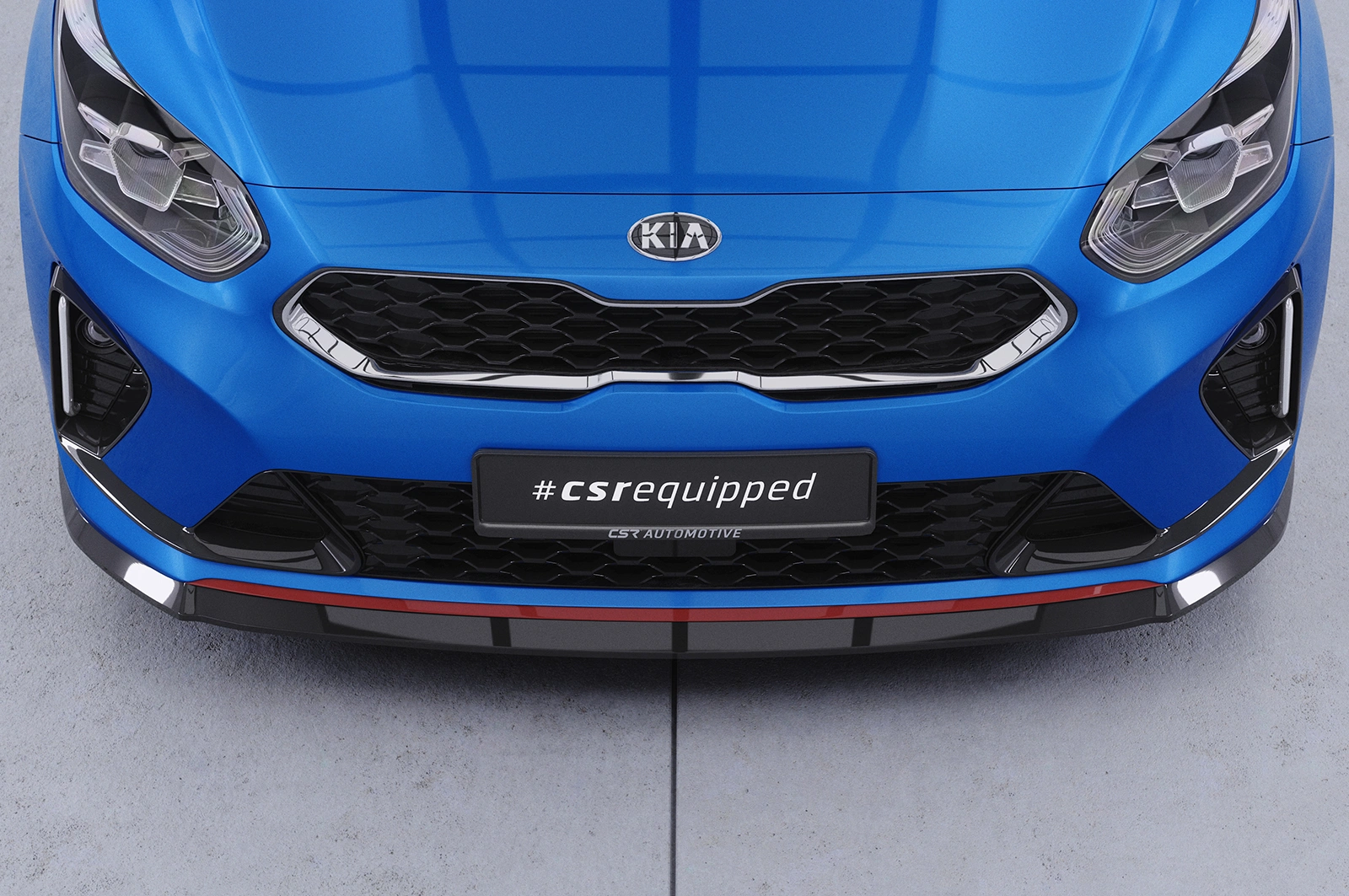 Voorspoiler Kia Ceed / ProCeed (CD) GT Glans Zwart – 2018–2021