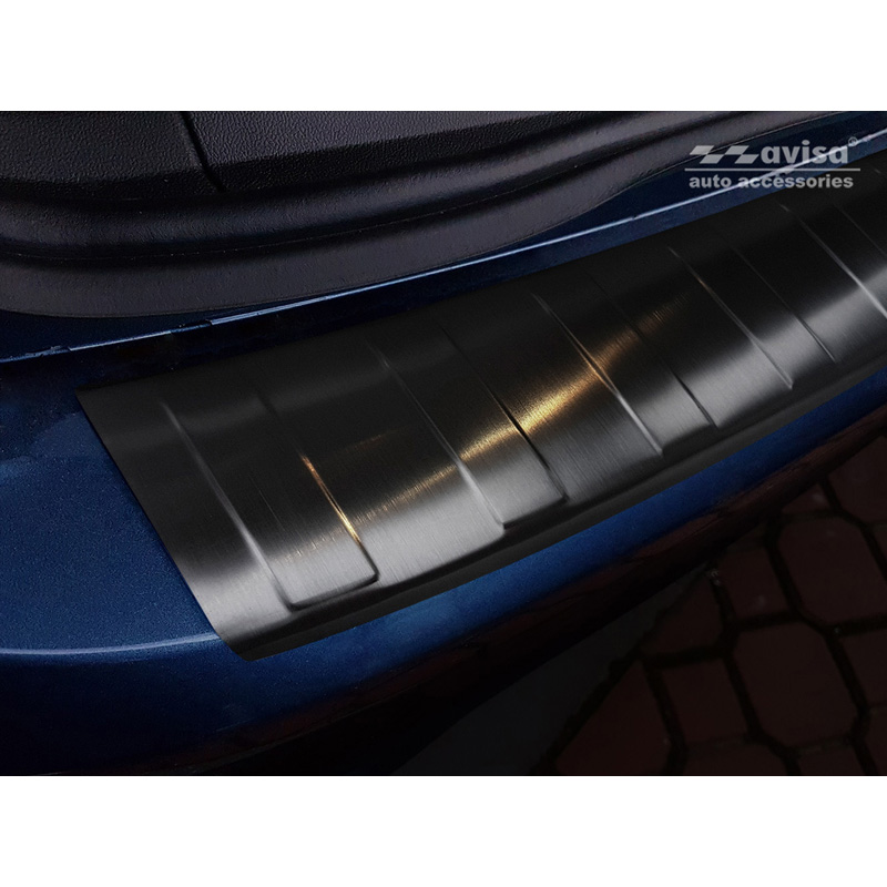 Zwart RVS Achterbumperprotector  Ford Focus IV Kombi 2018- 'Ribs'