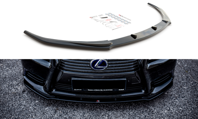 Voorspoiler Lexus LS Mk4 Facelift Glans Zwart