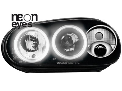 Faros VW Golf IV Angel Eyes Ice CCFL