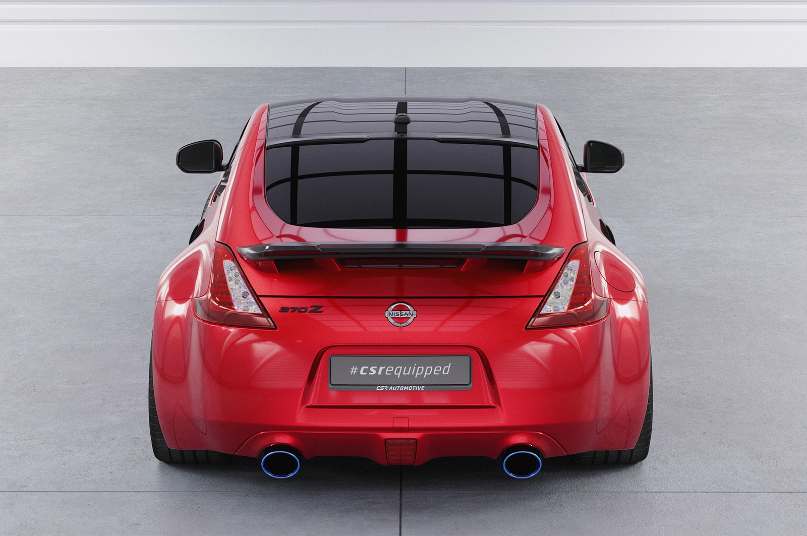 Achterspoiler Nissan 370Z (Z34) Glans Zwart – 2008–2020