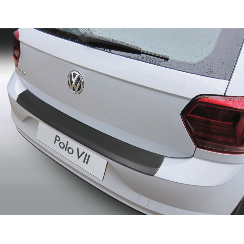 ABS Achterbumper beschermlijst  Volkswagen Polo VI 5-deurs 2017-2021 Zwart