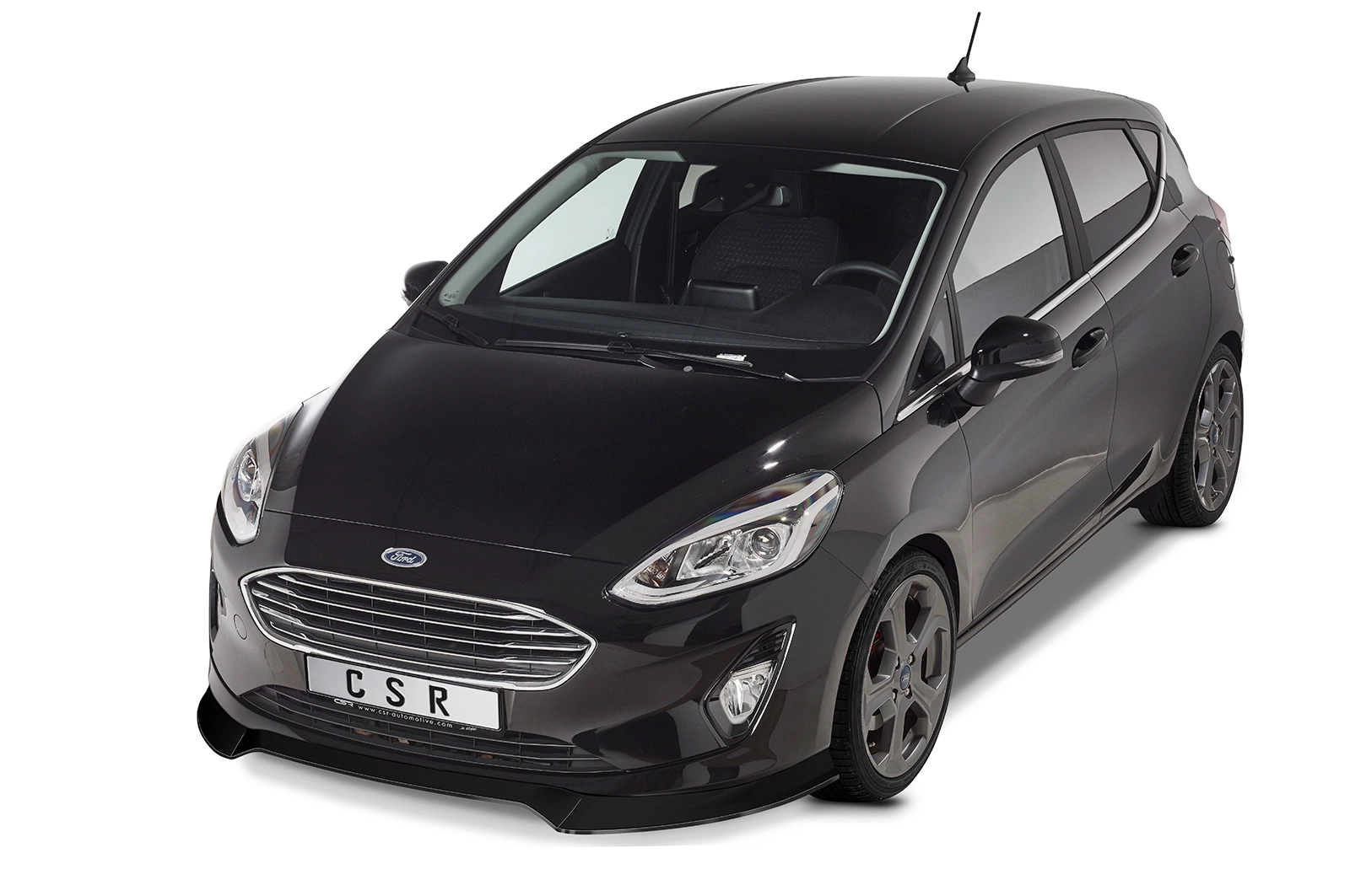 Voorspoiler Ford Fiesta MK8 Glans Zwart (2017-) van CSR Automotive