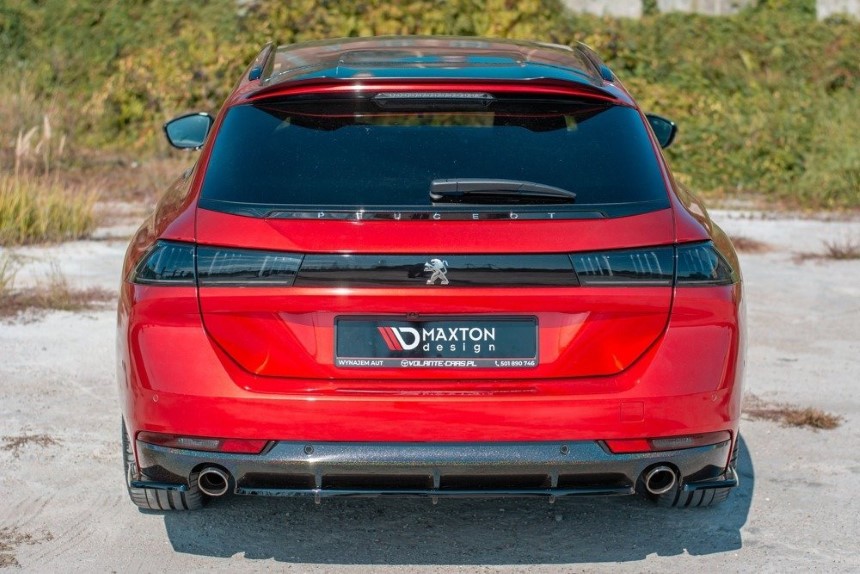 Diffuser Peugeot 508 Maxton Design glans zwart