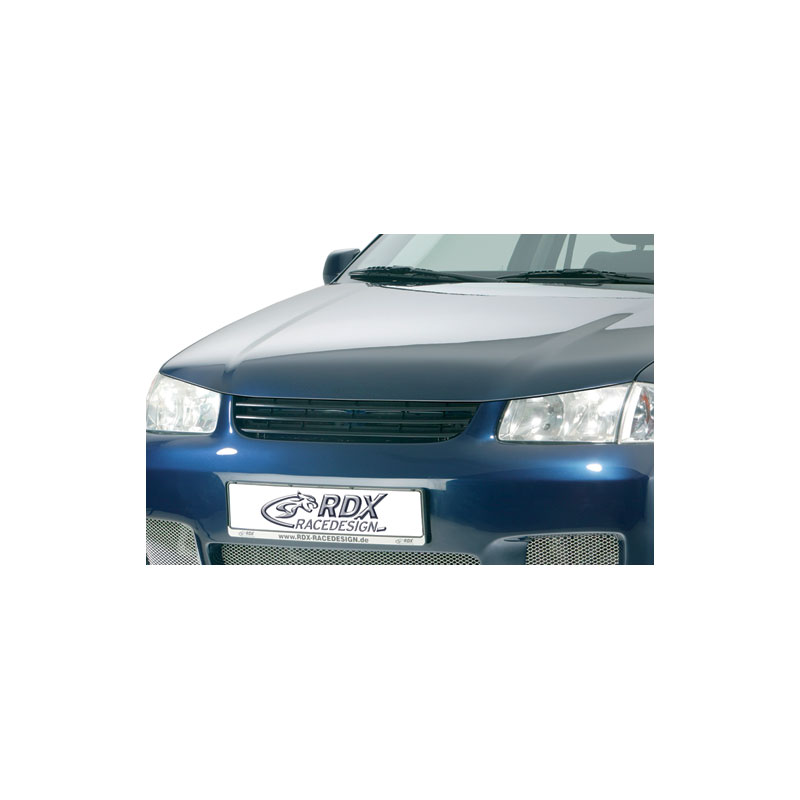 Motorkapverlenger  Volkswagen Polo 6N2 1999-2001 + geïntegreerd half maantje (Metaal)