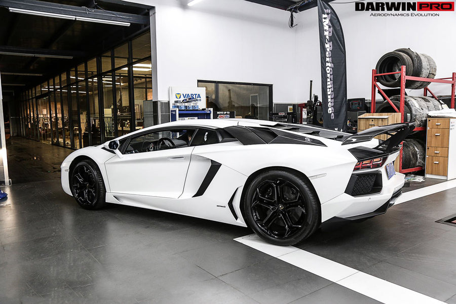 Lamborghini Aventador LP700 LP740 Coupe/Roadster BKSS Style Carbon Fiber Rear Side Scoops 2011-2016