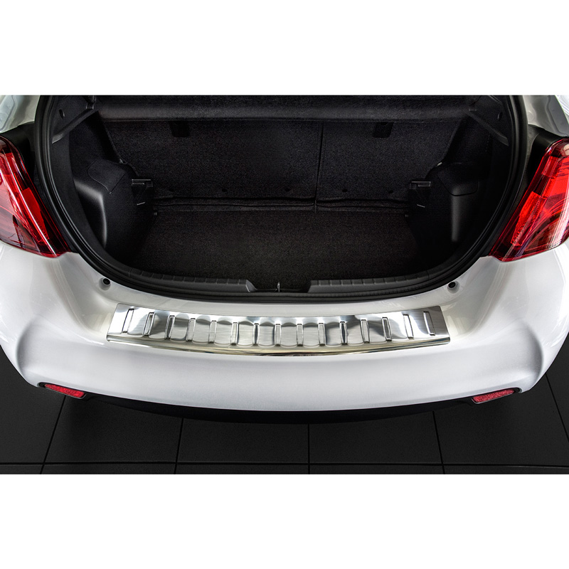 RVS Achterbumperprotector  Toyota Yaris III 2014-2019 'Ribs'