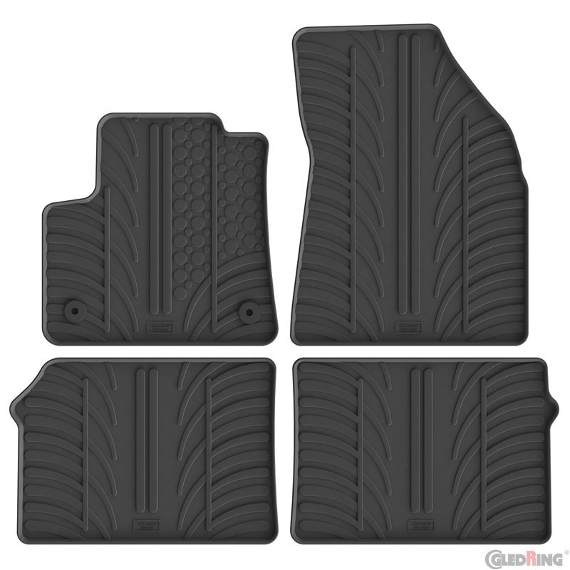 Gledring Rubbermatten  Opel e-Frontera (EV) 2025- (T profiel 4-delig + montageclips)