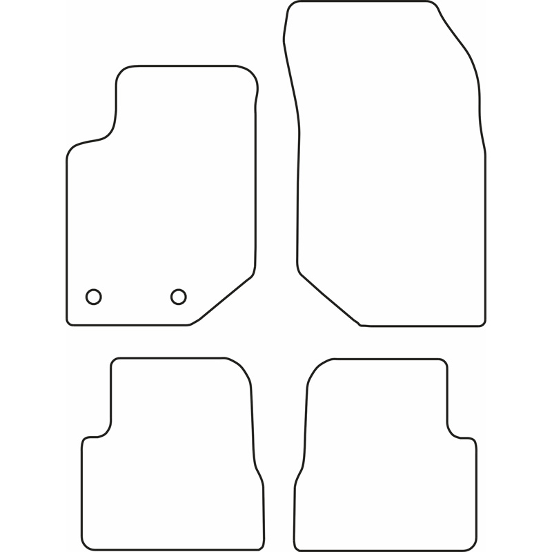 Automatten  Jeep Avenger & Fiat 600 (benzine) 2023-