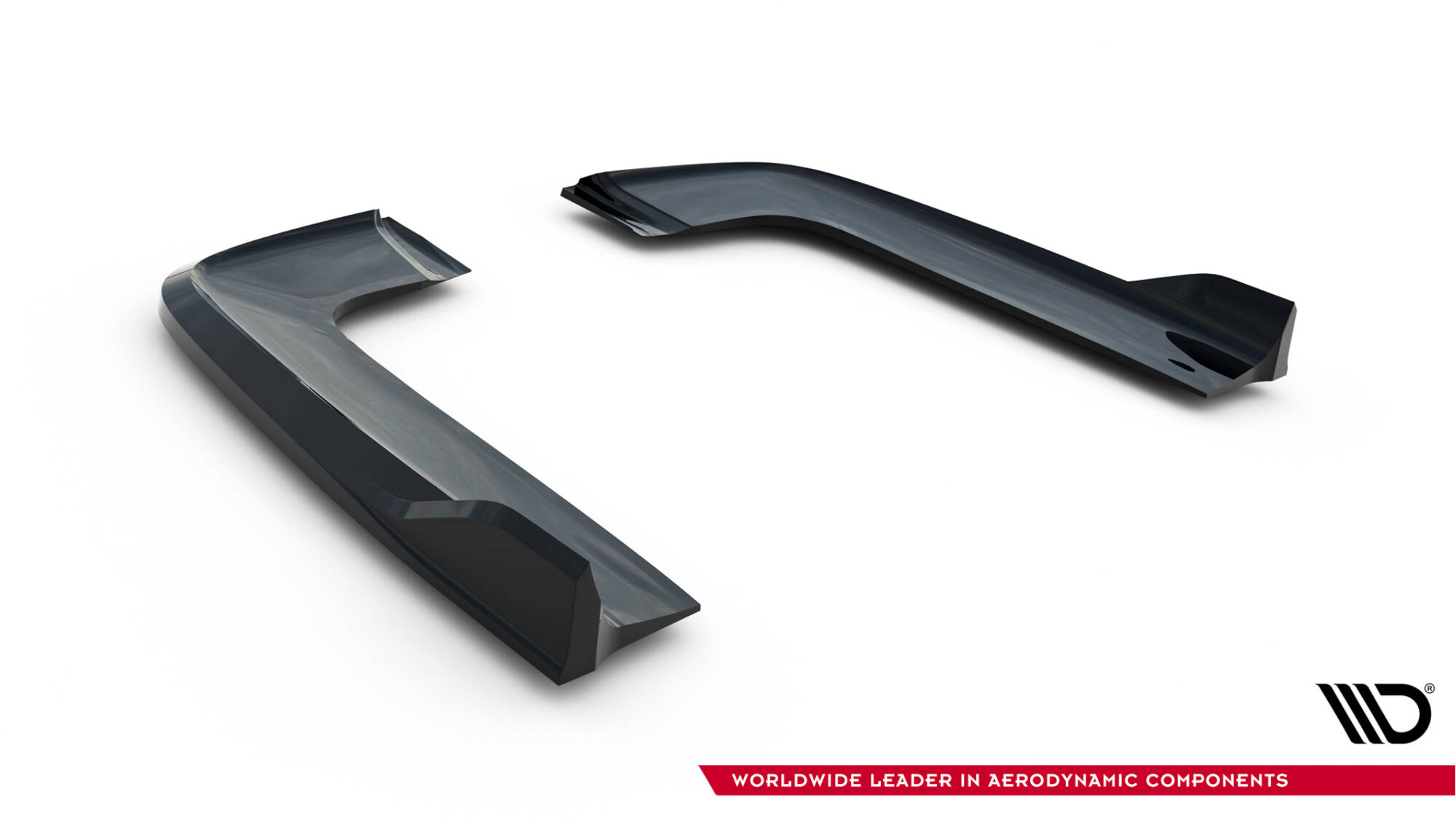 Achterzij Spoilers V.3 Mercedes-Benz V-Class AMG-Line W447 Facelift Maxton Glanzend zwart
