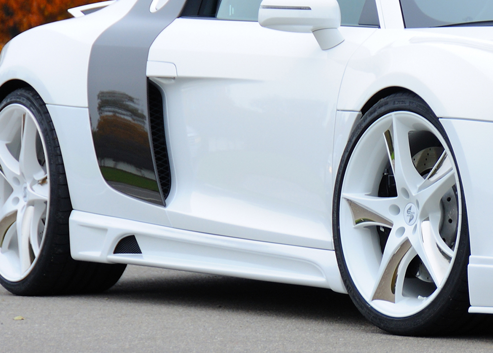 Zijskirts Audi R8 Rieger