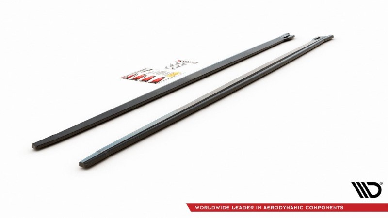 Zijskirts Diffusers BMW X2 F39 M-Pack Glanzend Zwart