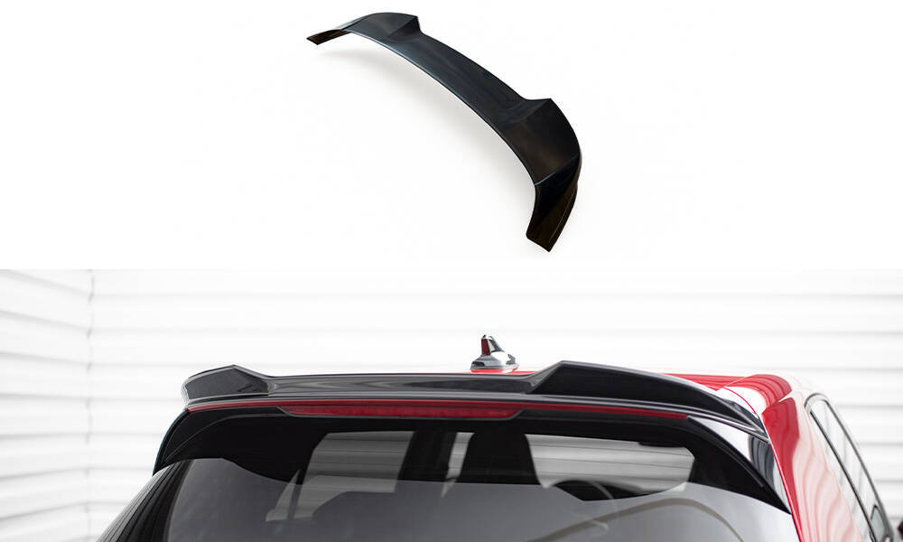 Spoiler Volkswagen Golf 8 GTI / GTD / GTE / R / R-line Maxton Glans Zwart
