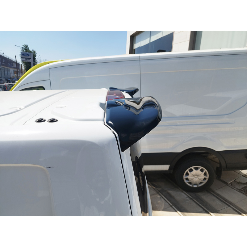 Motordrome Dakspoiler V.3  Ford Transit Custom (V710) 2023- & Volkswagen Transporter T7 2024- (met 2 achterdeuren) (PU)