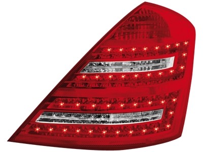 Taillights LED Mercedes S-klasse W221 red/clear