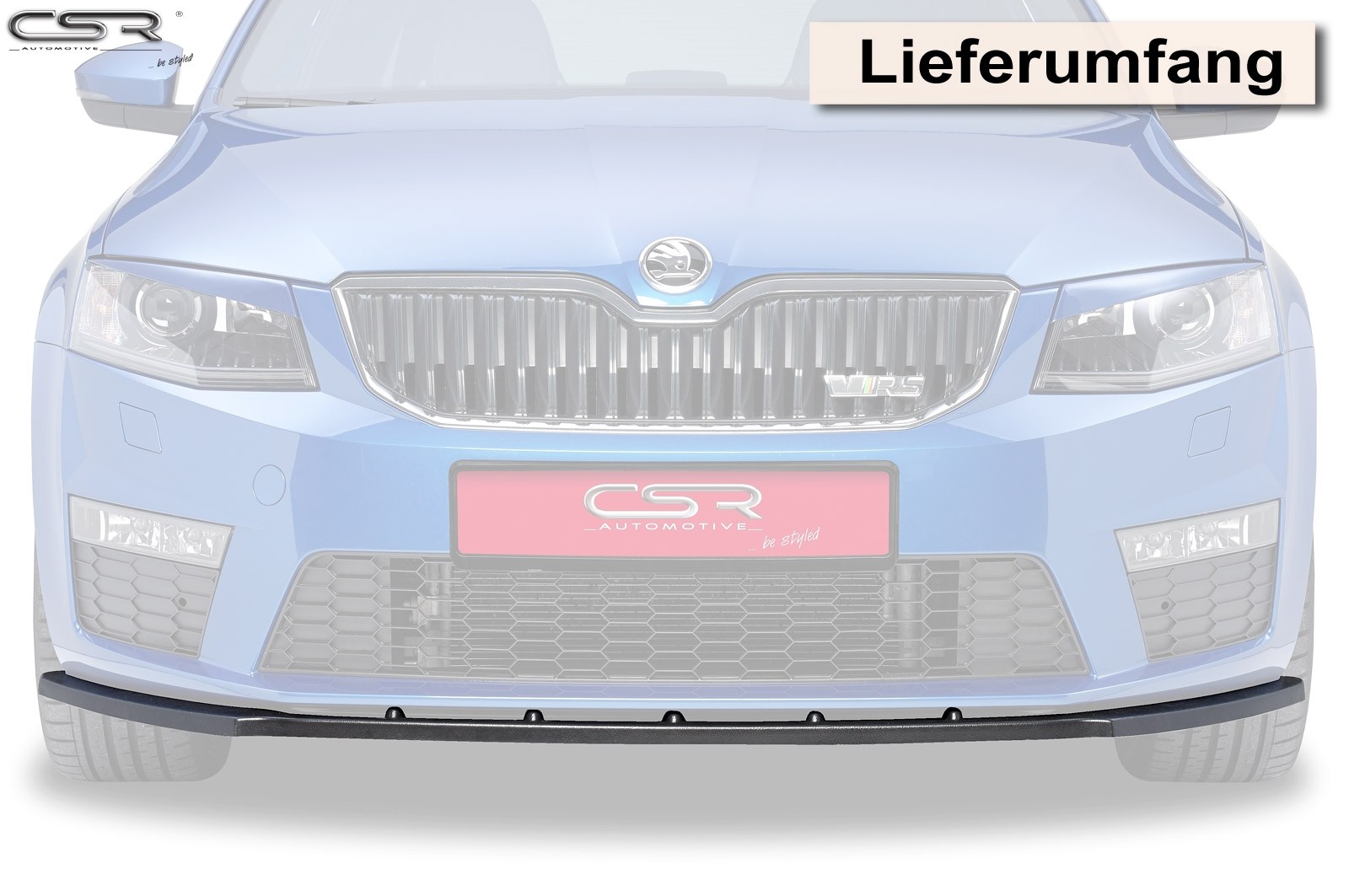 Cupspoilerlip Glossy Skoda Octavia 5E CSL097-G