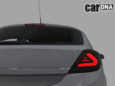 Taillights led Opel Atra H GTC 05-10 black/Smoke