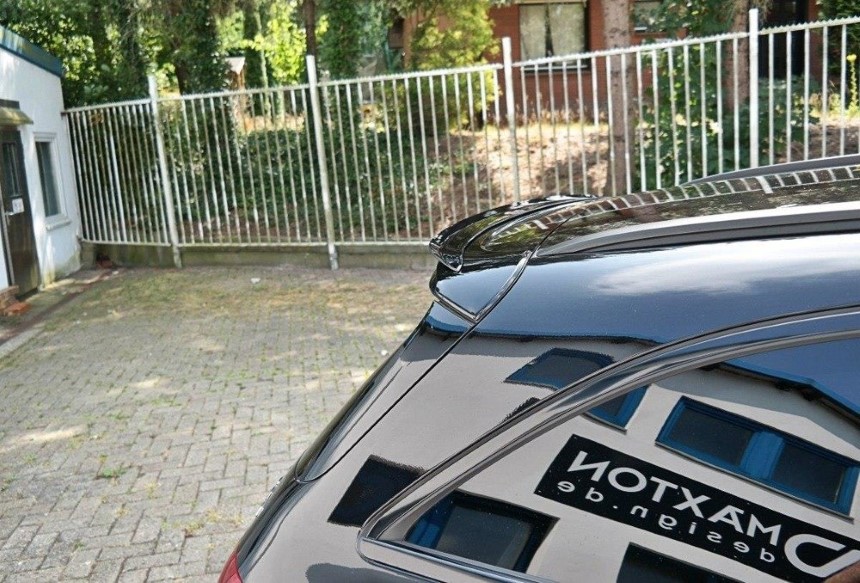 Spoiler cap Mercedes C-klasse S205 63AMG Estate Maxton Design glans zwart