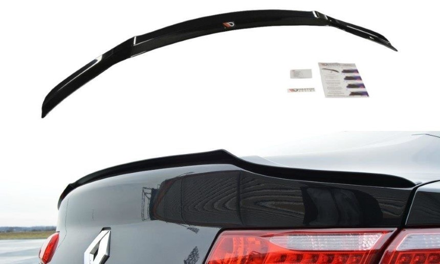 Spoiler cap Renault Laguna Maxton Design glans zwart