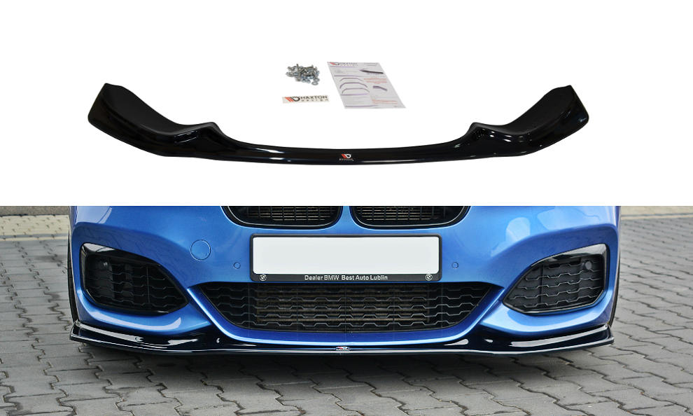 Voorspoiler BMW 1-Serie F20/F21 Facelift M-Power V3 Gloss Black