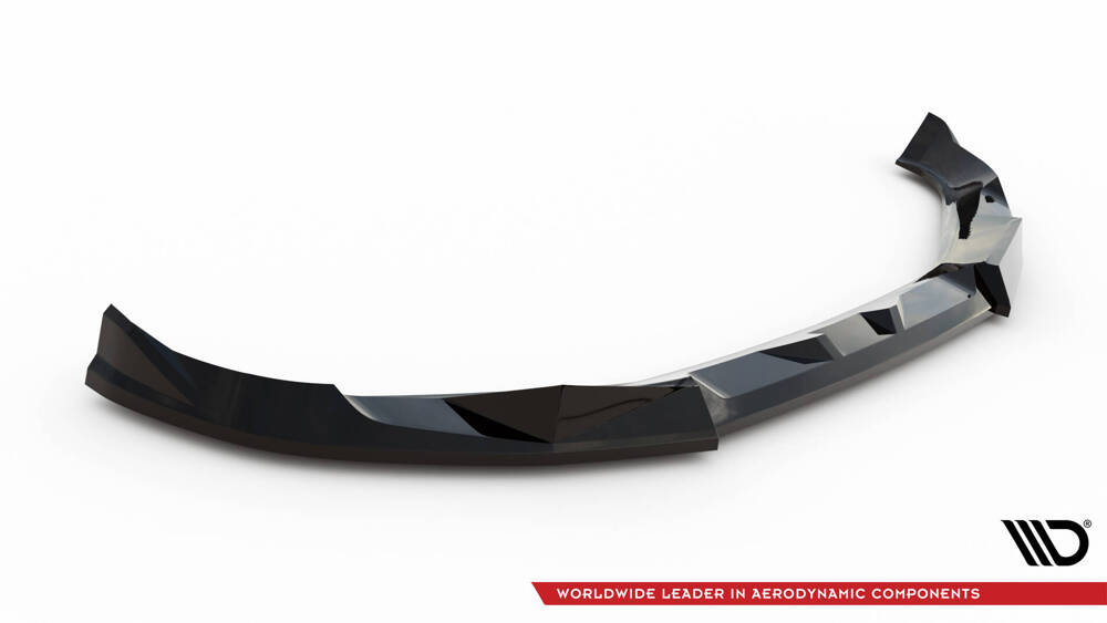 Voorspoiler BMW XM G09 Maxton Glans Zwart V.2