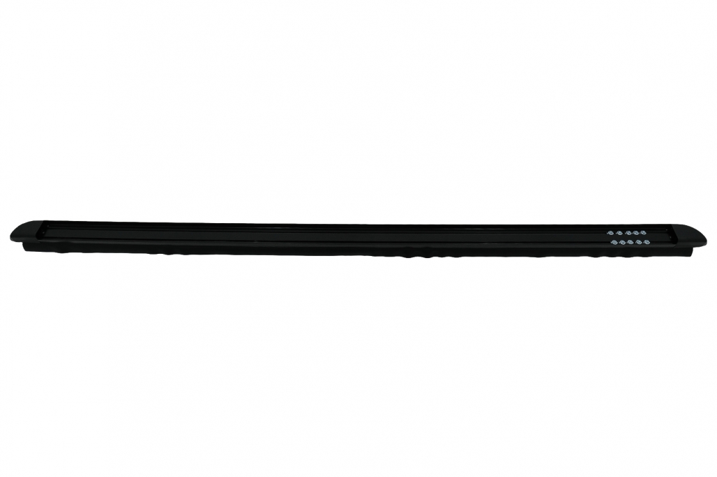 Treeplanken voor Mercedes V-Klasse W447 14-23 lang aluminium zwart