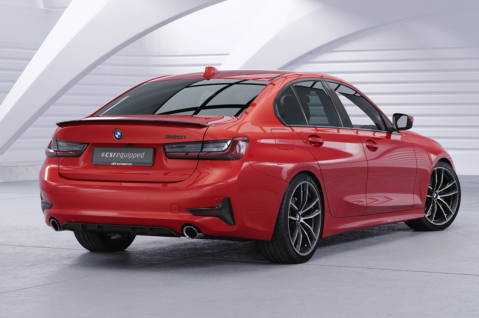 Achterspoiler BMW 3‑Serie G20 Limousine (2019–) Glans Zwart – CSR Automotive