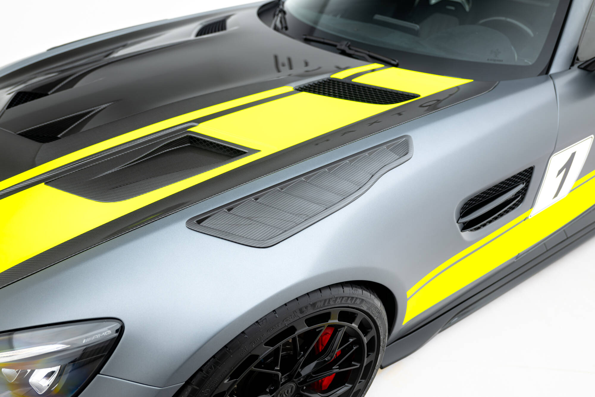 Carbon Zijuitstroomopeningen Mercedes-AMG GT C C190 Facelift Maxton