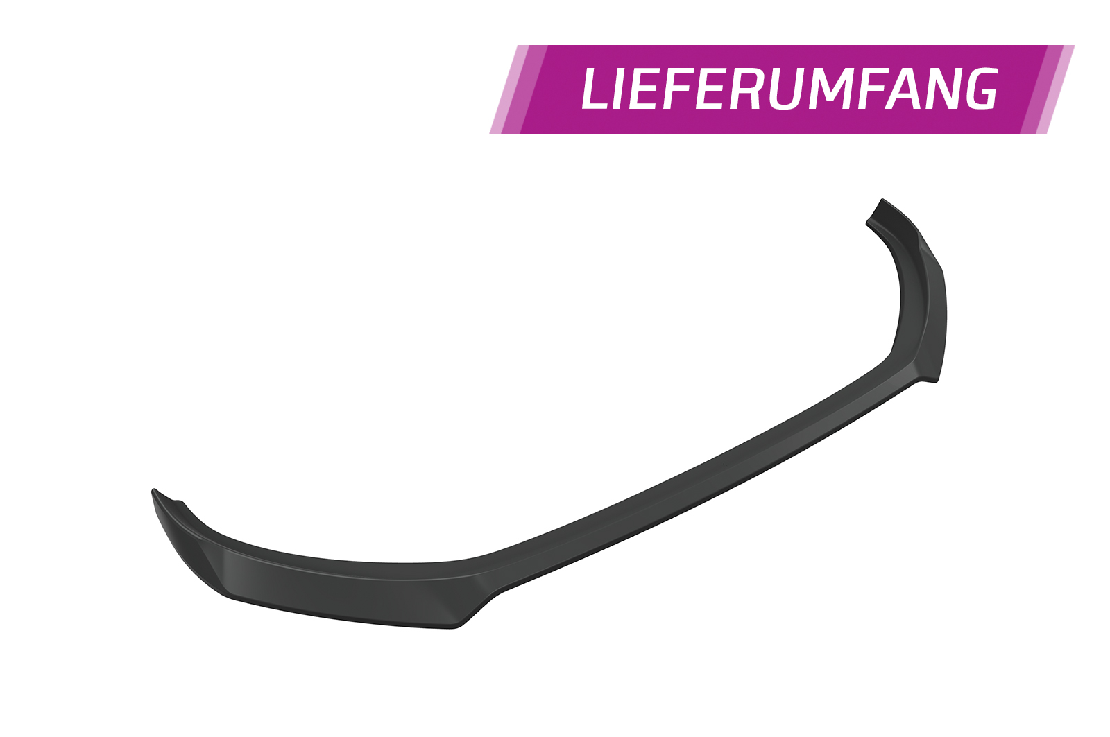 Voorspoiler Volkswagen Caddy Cargo CSR Glans Zwart