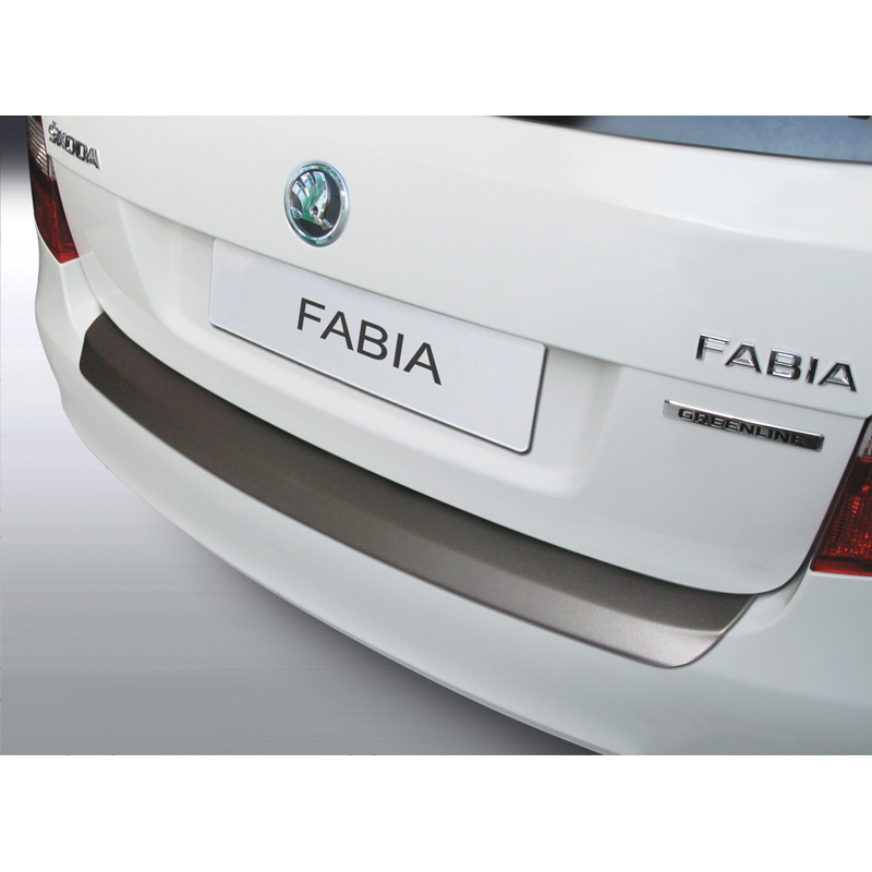 ABS Achterbumper beschermlijst  Skoda Fabia combi 2010-2014 Zwart