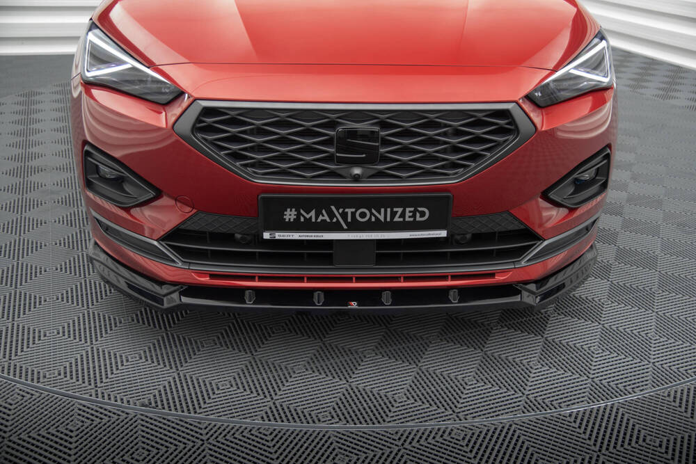 Voorspoiler V.2 Seat Tarraco FR Maxton Glans Zwart