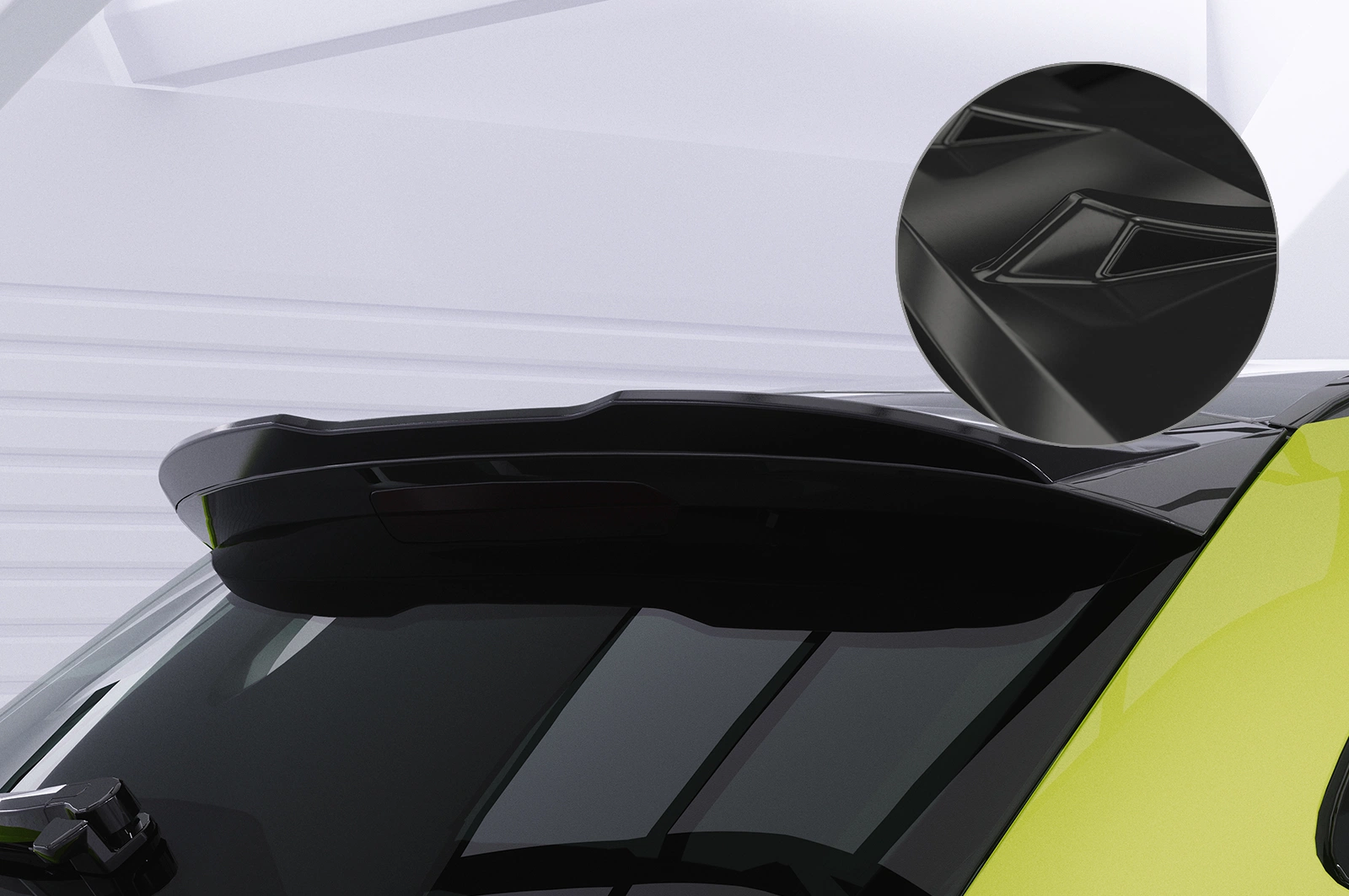 Achterspoiler BMW M3 G81 Competition CSR glans zwart