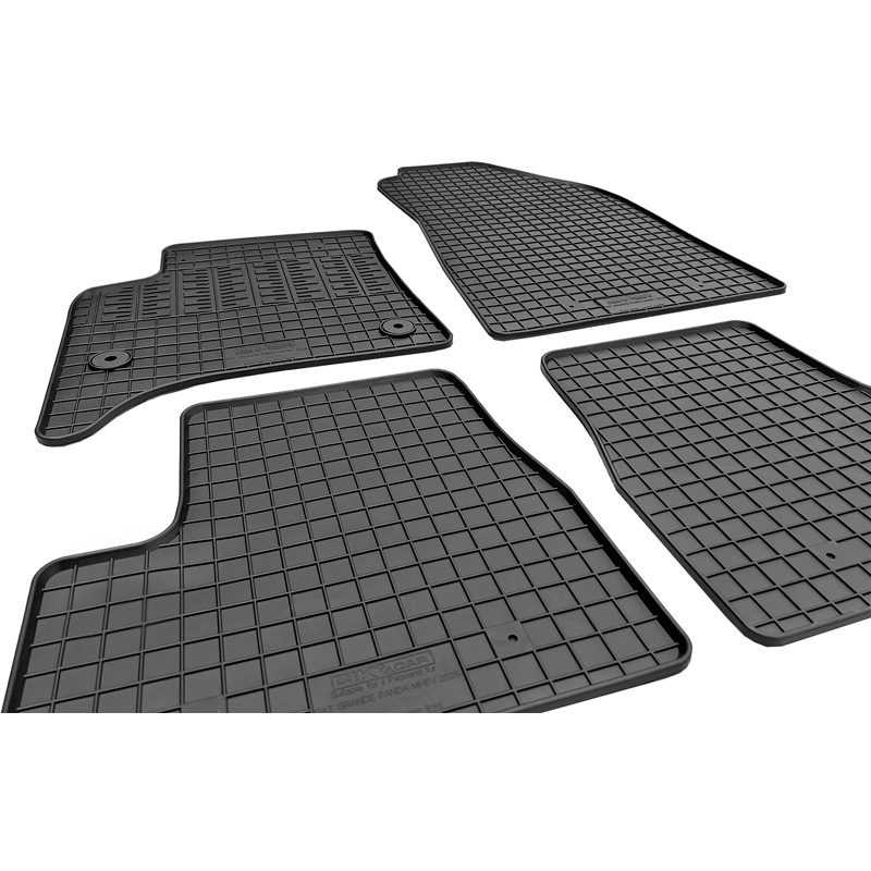 CIKCAR Rubber matten  Fiat Grande Panda MHEV 2025- (4-delig + montagesysteem)