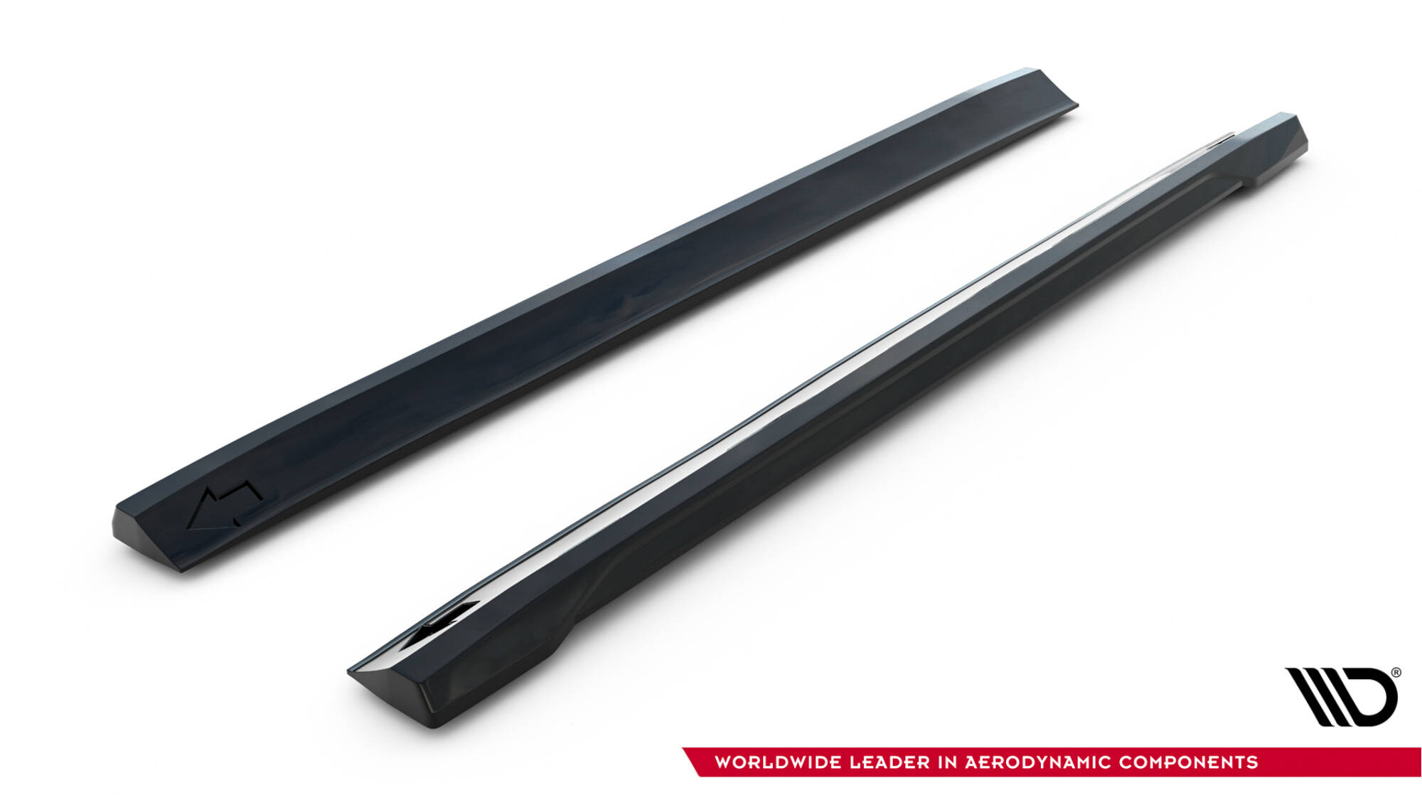 Zijskirts Volvo XC60 MK2 Maxton Glanzend zwart