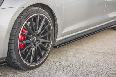 Zijskirts VW Golf 7 GTI Glans Zwart