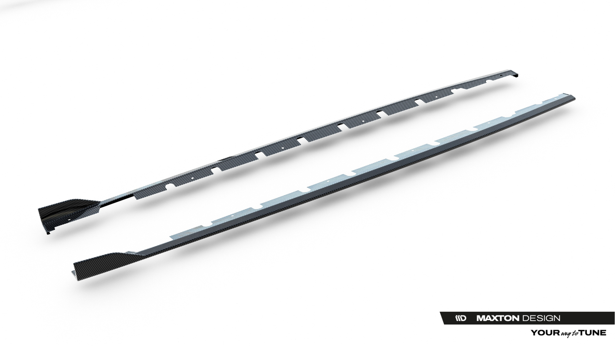 Prepreg Carbon Fiber Zijskirts V.1 Audi RS3 Sedan 8Y Facelift – Maxton Design