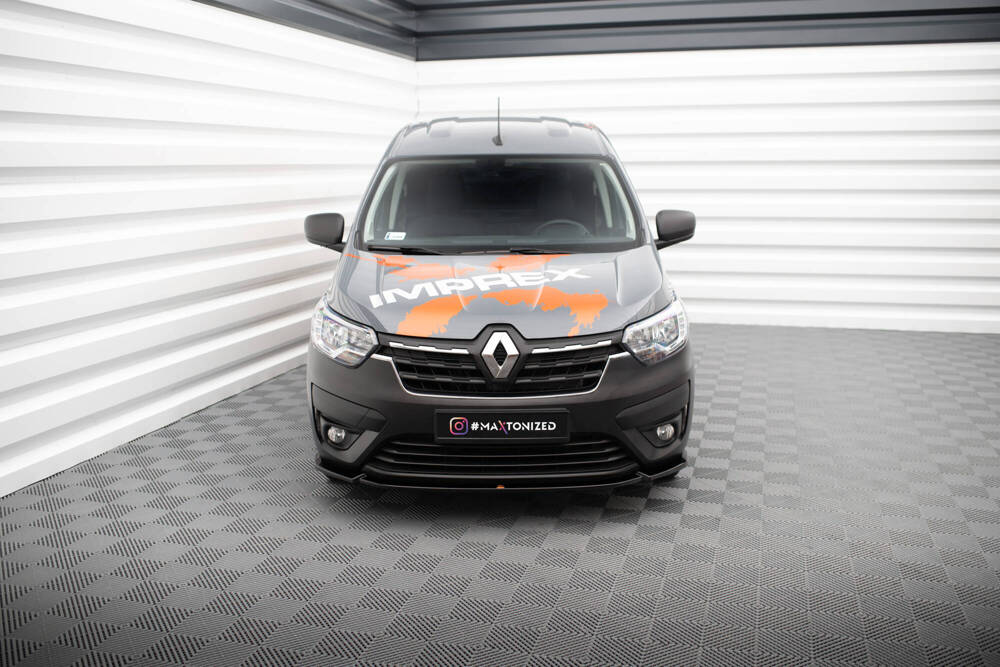 Voorspoiler Renault Express Maxton Glans Zwart