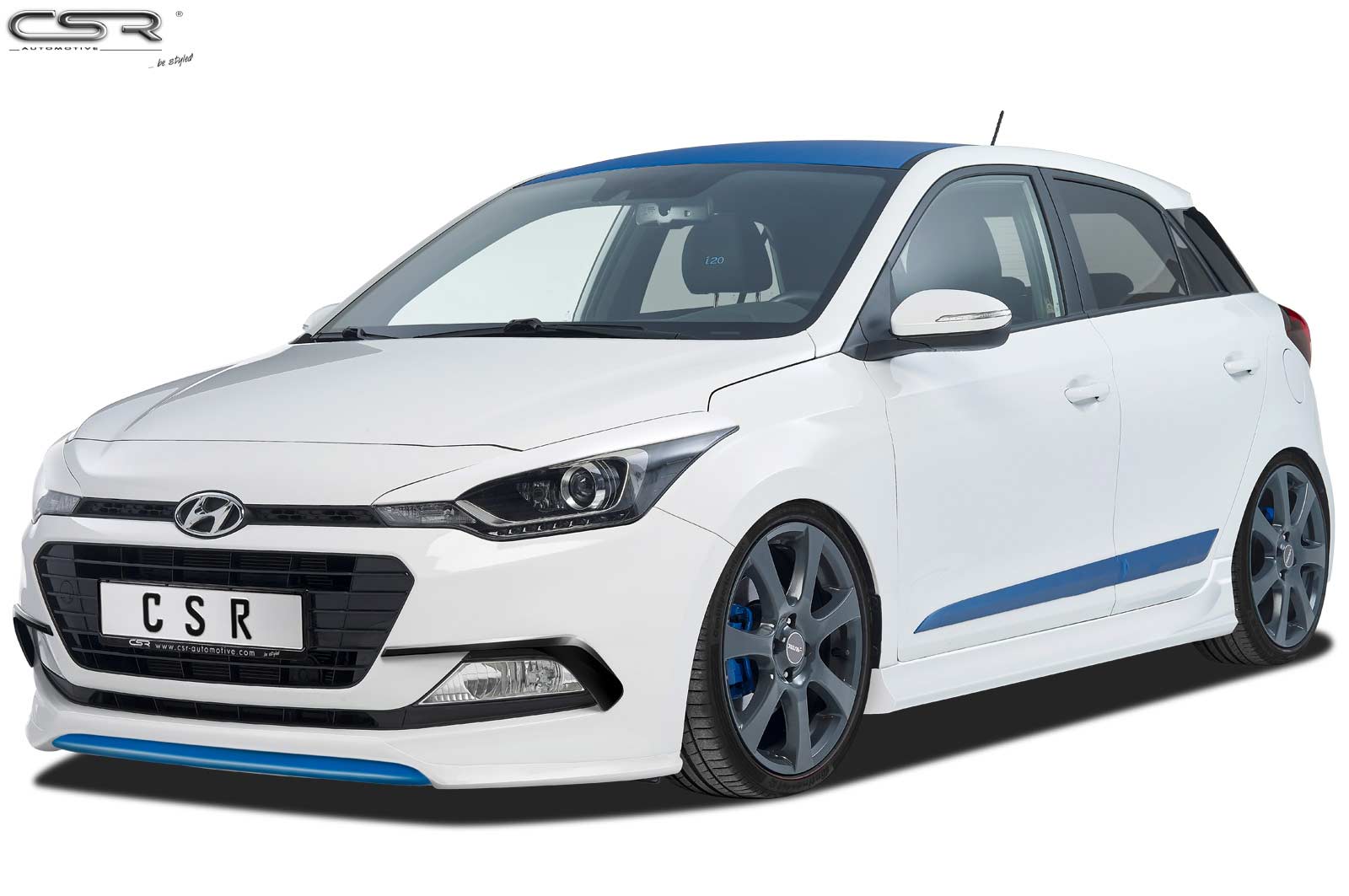 Koplampspoiler Hyundai I20 2014-