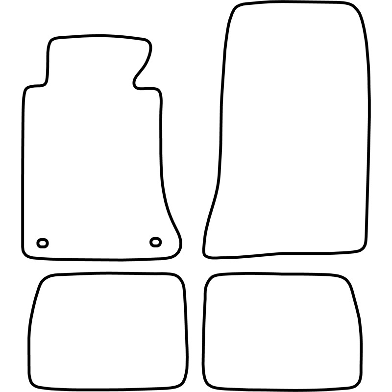 Automatten Velours  Mercedes E Klasse W124 1985-1995