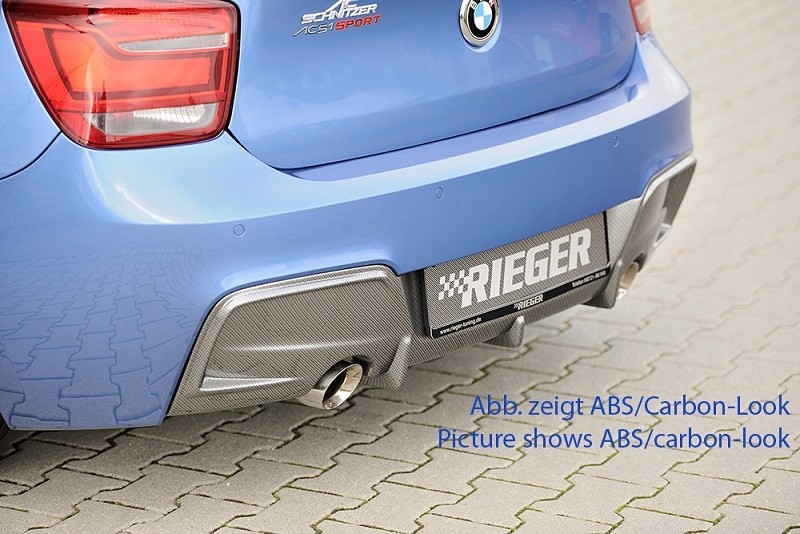 Achteraanzet Rieger BMW 1-Serie F20/F21 M-tech