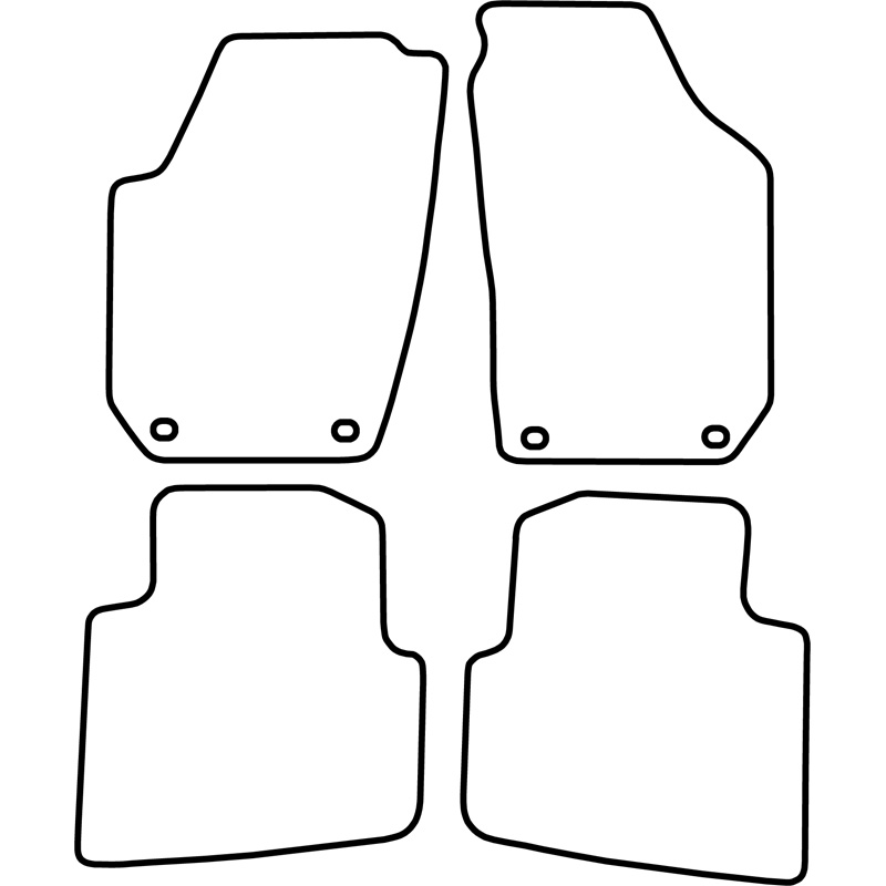 Automatten Skoda Roomster 06-
