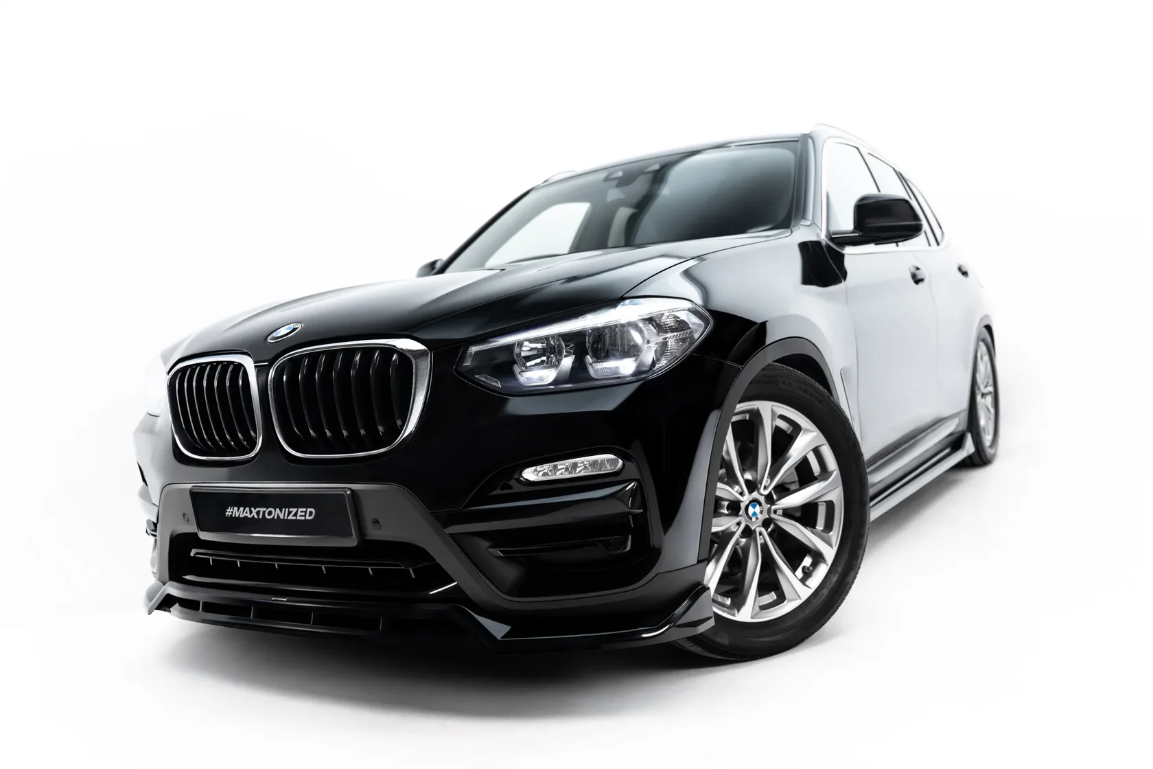 Voorspoiler BMW X3 G01 Glans Zwart