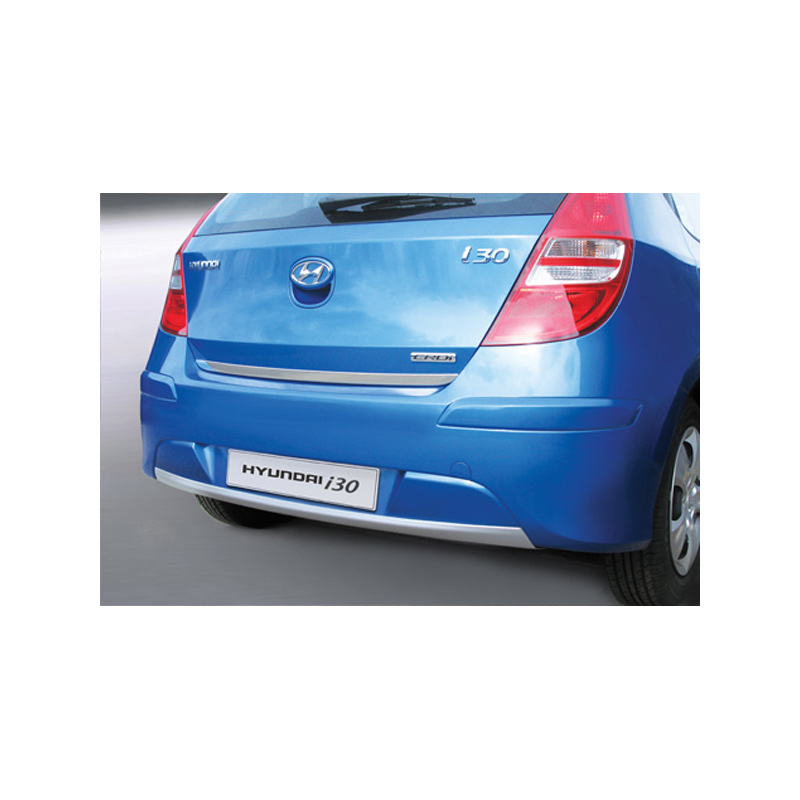 Achterskirt (Diffuser) Hyundai i30 HB 5deurs 6/2010- Zilver (ABS