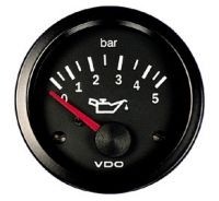Vdo Olie druk Meter tot 5 bar