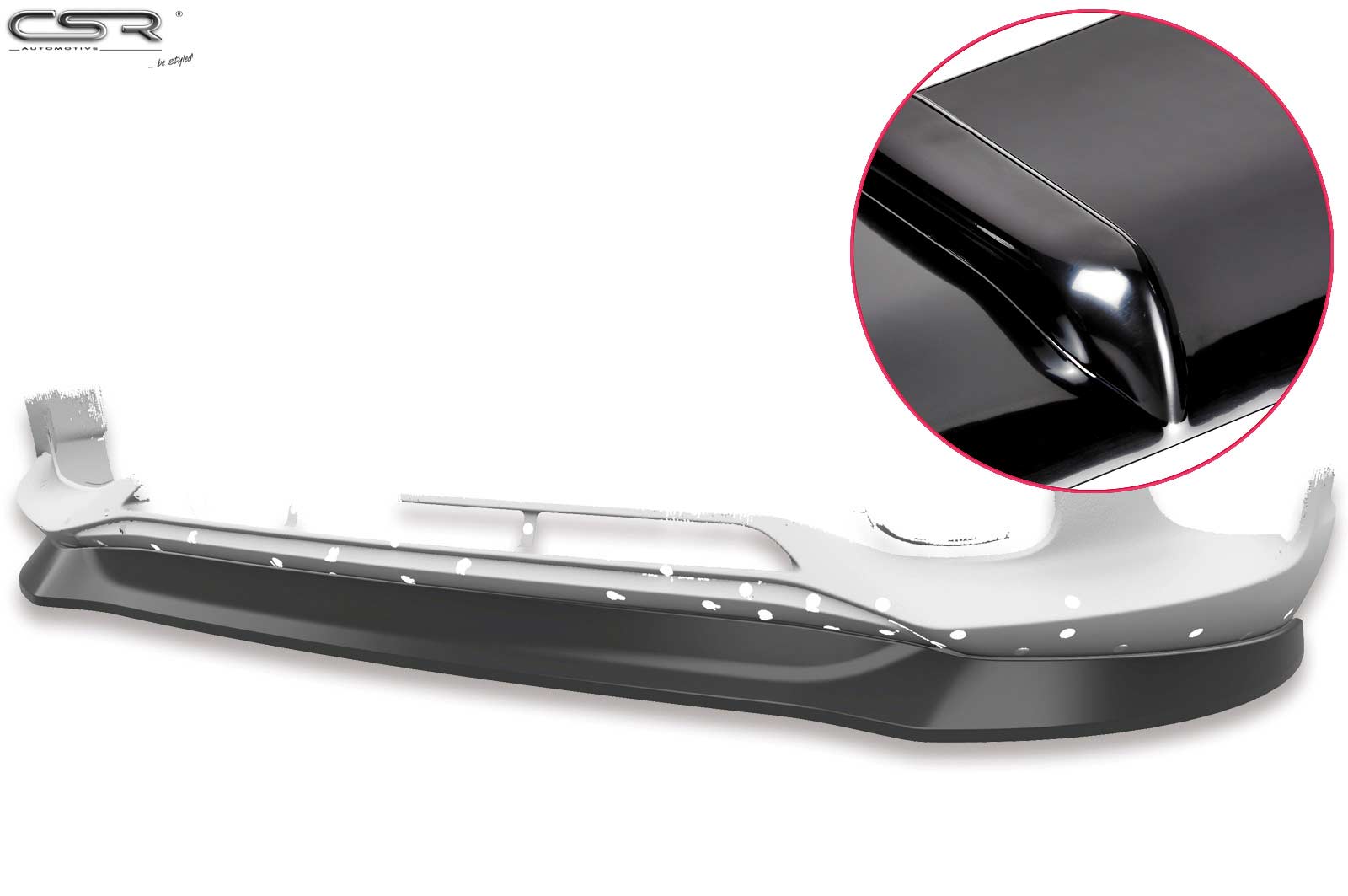 Voorspoiler KIA Picanto GT-Line (JA) Zwart gelakt